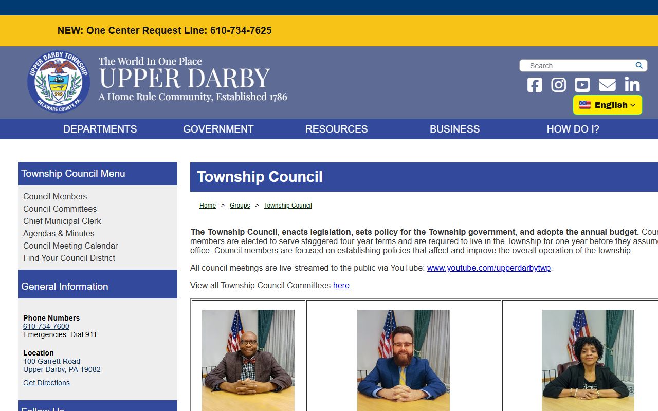 Upper Darby Township council and DUI enforcement resources