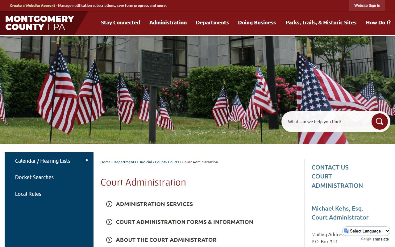 Montgomery County 38th Judicial District Court DUI case records