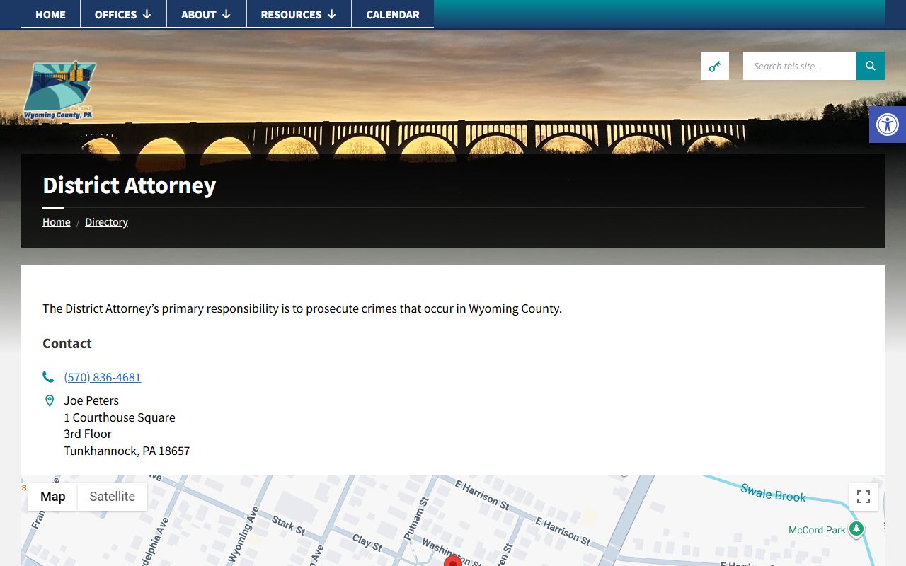 Wyoming County District Attorney prosecutes DUI cases