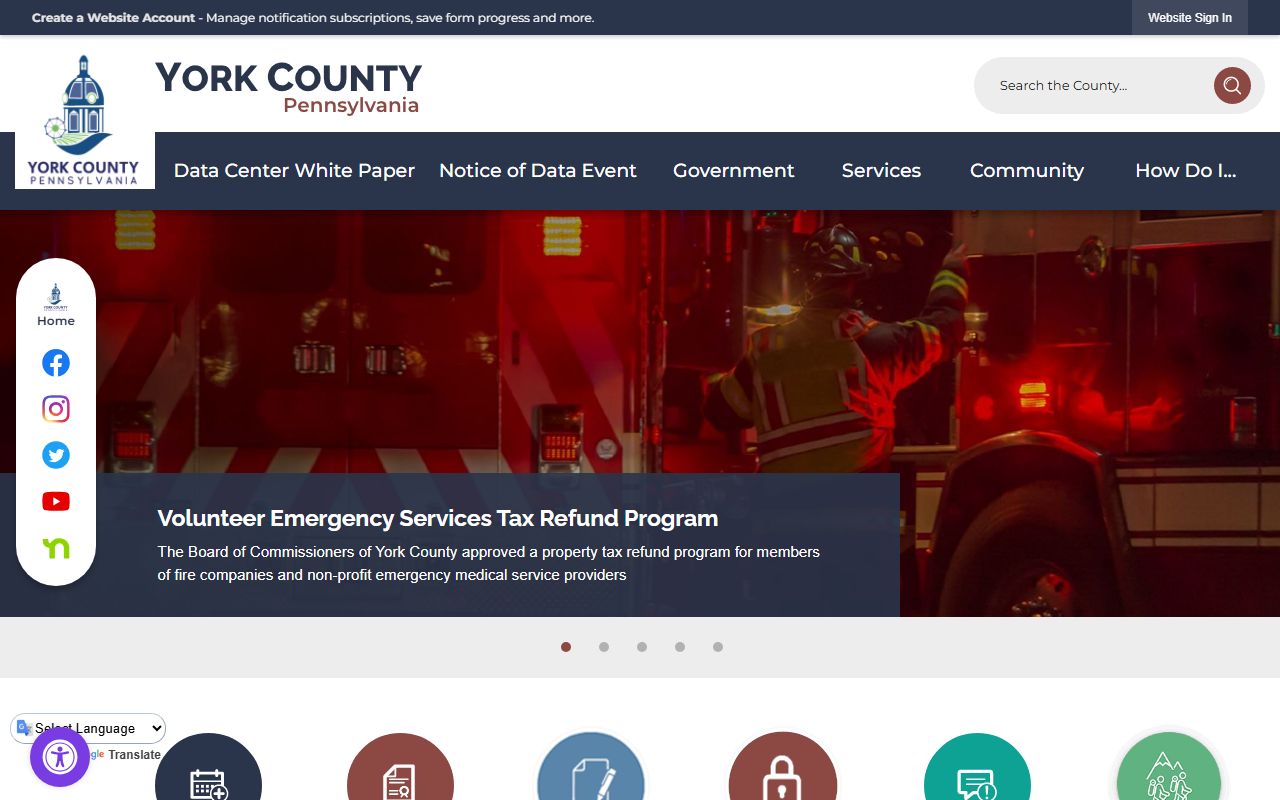 York County official website DUI records resources